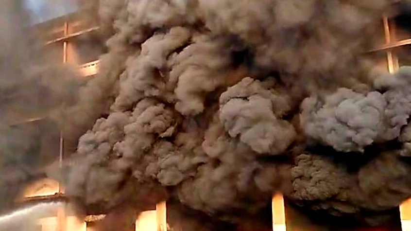 Devastating fire in Belgachia