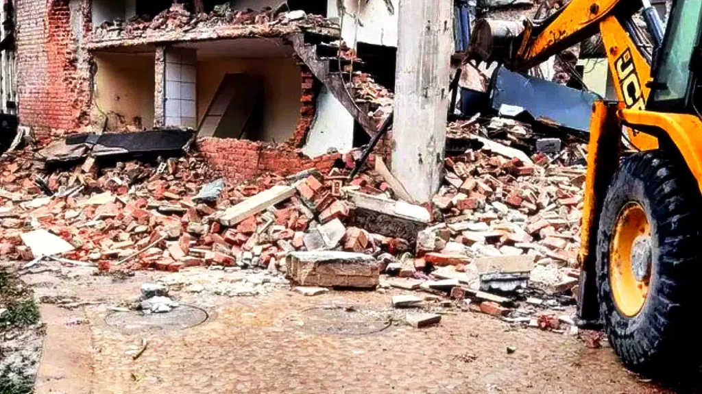 The bungalow was demolished