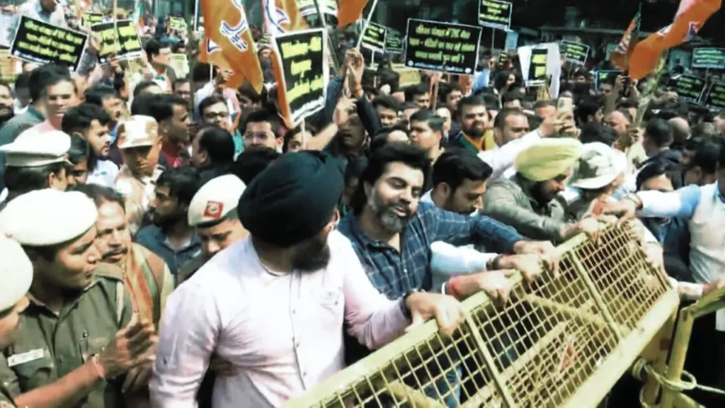 BJP's Bangabhavan campaign in Delhi