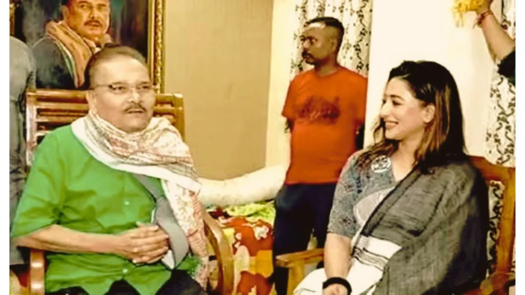 Sayantika Banerjee went to Madan Mitra's house