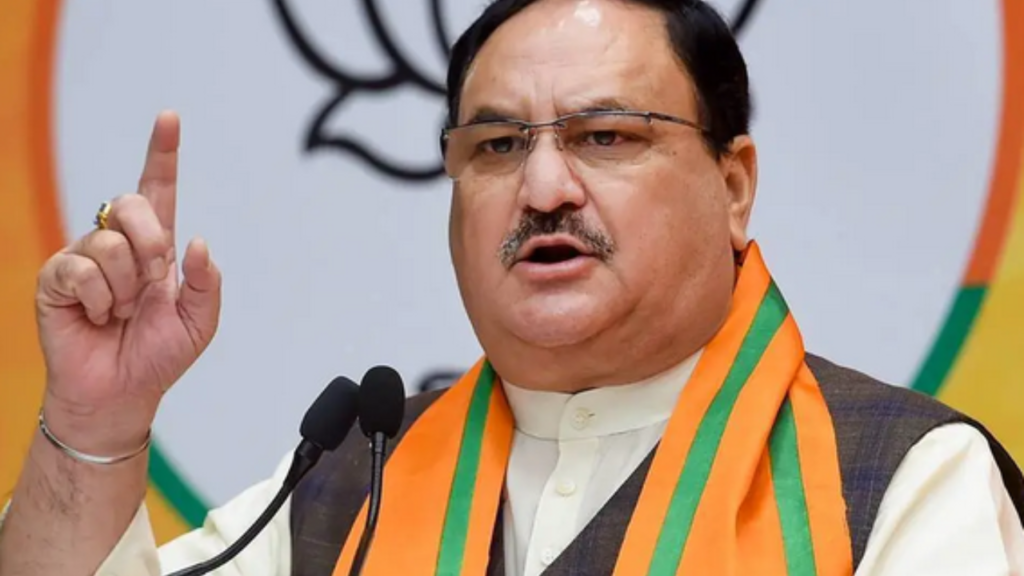 j p nadda tergeted mamta