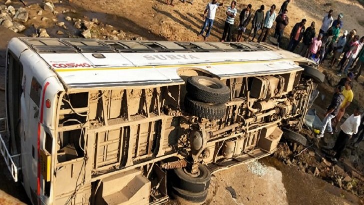 bus acctdent at chhattisgarh