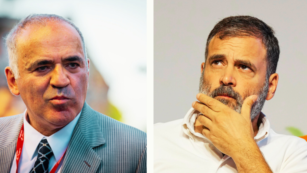 garry kasparov on rahul gandhi