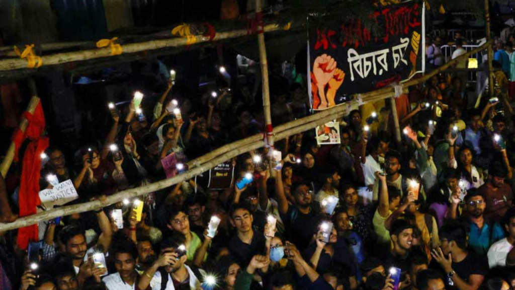 প্রতিবাদী জমায়েতের ডাক