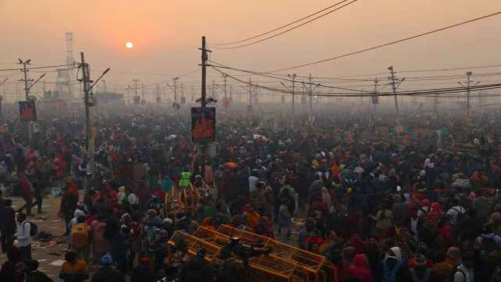 মহাকুম্ভ মেলায় পদপিষ্ট