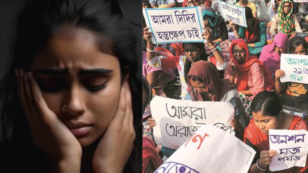 SSC exam protest