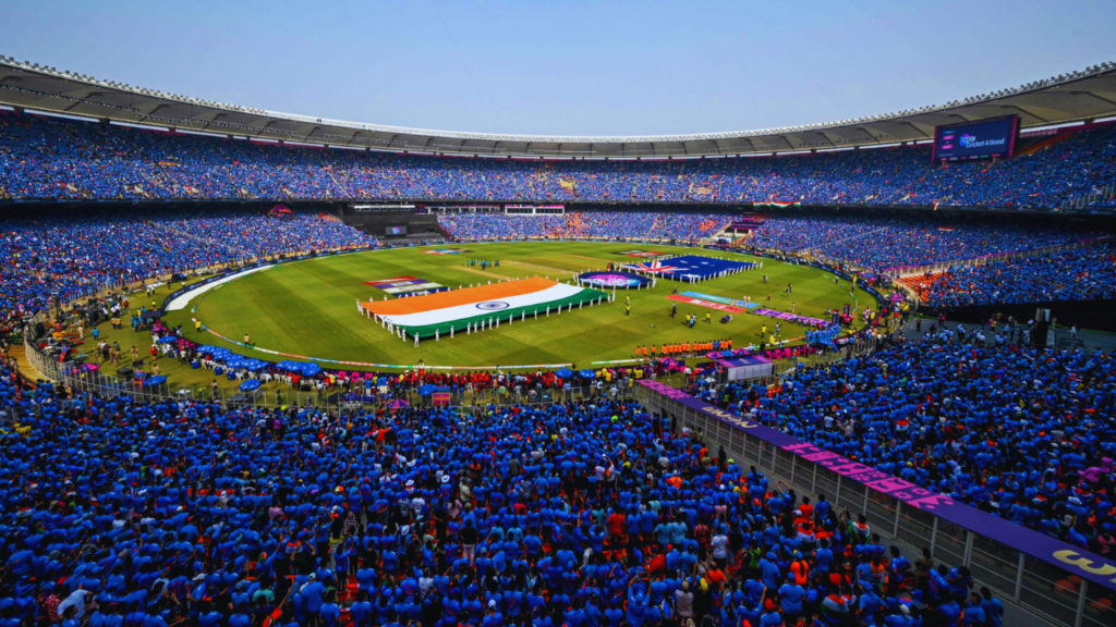 Stadium crowd