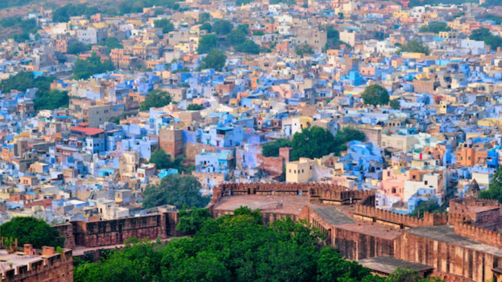 blue city