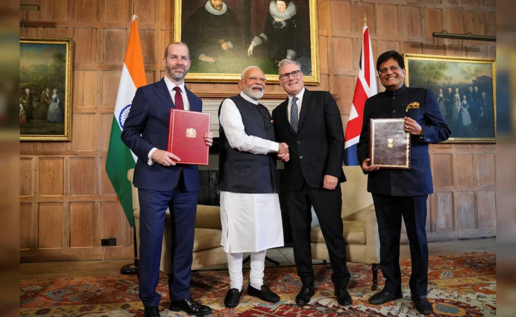 India UK FTA Modi Starmher