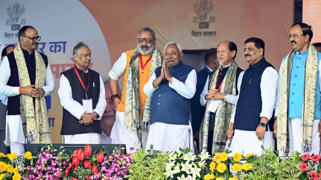 Nitish Kumar becomes CM 10th time