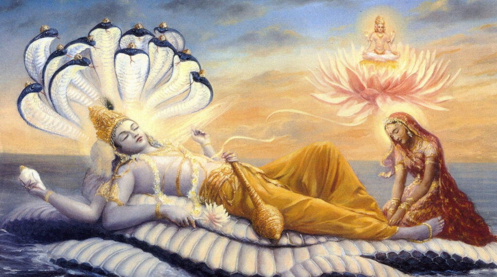 lord vishnu cursed or responsible to reincarnate ?